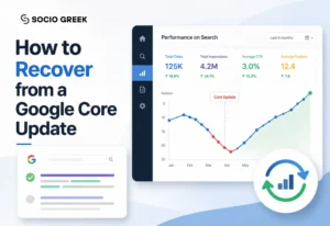 recover from a google core update